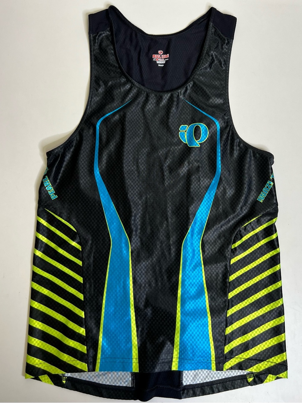 Pearl Izumi P.R.O. Series Women’s Cycling Tank Jersey Black/Blue/Yellow XL
